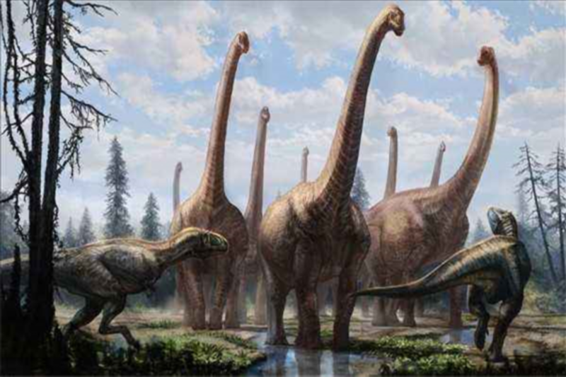 long-necked dinosaur