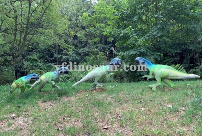 Psittacosaurus dinosaurs animatronic animated dinosaur statue life size