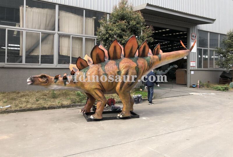 Stegosaurus commercial playground animatronic model for amusement park