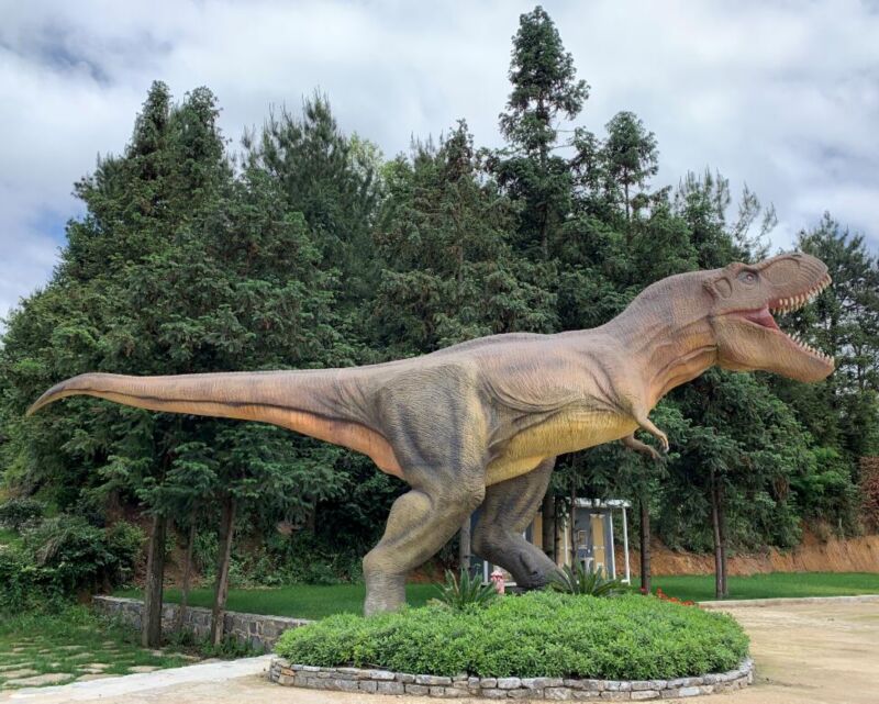 China manufacture life size animatronic dinosaur amusement park products