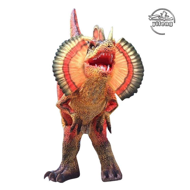 Dilophosaurus suit Realistic dinosaur costume for sale