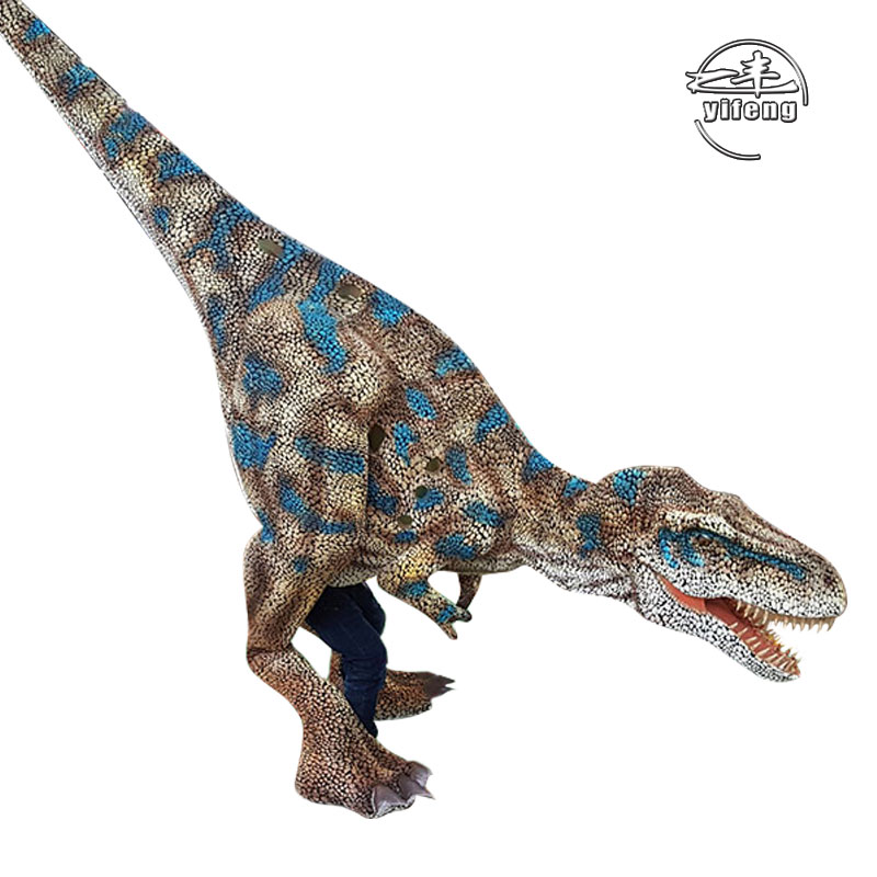 Velociraptor life size Walking With Realistic Dinosaur Costume