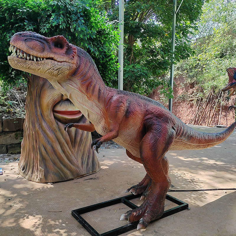 Jurassic Park Dilophosaurus Model Realistic Animatronic Dinosaur