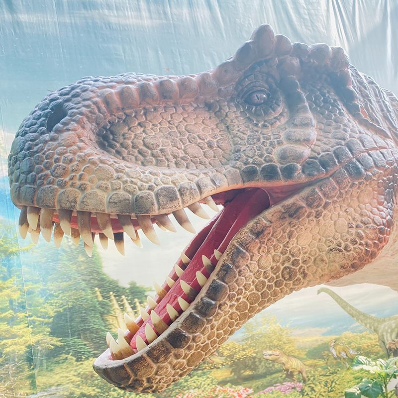 Dino World full size indoor lifelike T-rex animatronic Simulation dinosaur Model for sale