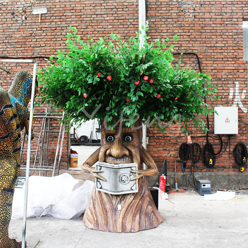 Animatronic Talking Tree Reading Book
