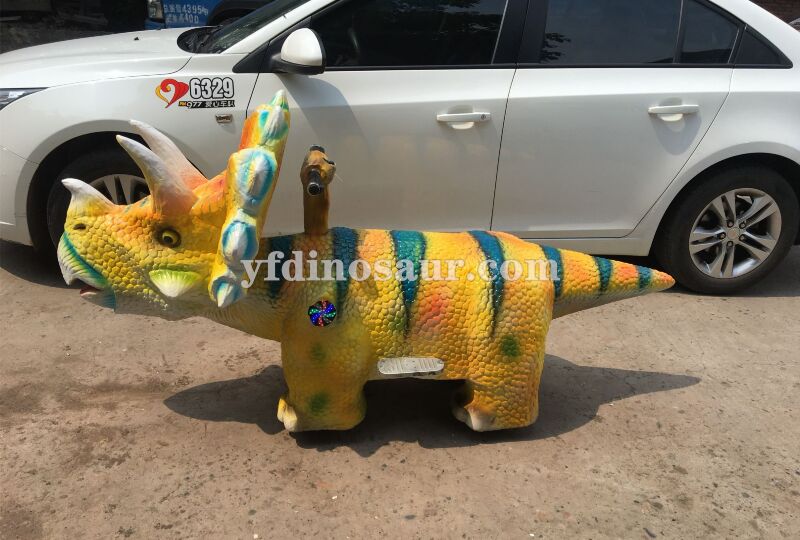 Dinosaur Ride Battery Car Triceratops(2)