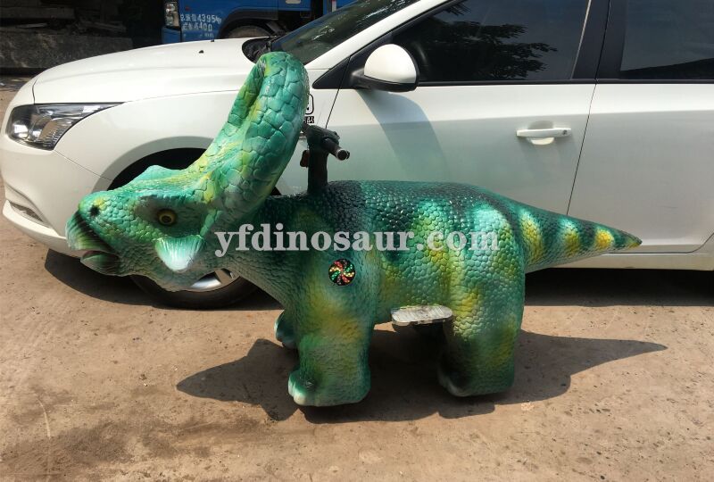 Dinosaur Ride Battery Car Triceratops