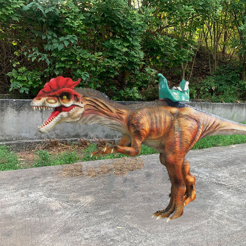 Real Size dragon Electric animatronic triceratops kid toy rides for amusement park