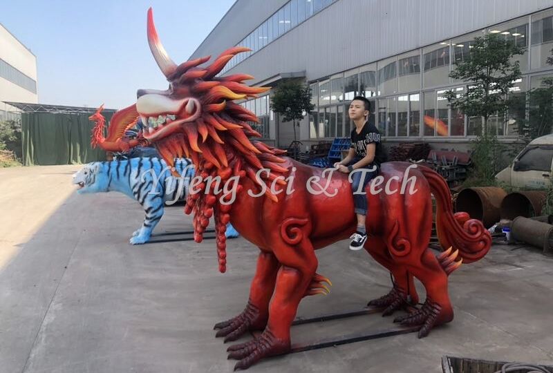 Chinese Qilin Mythical Creature Model