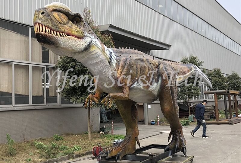 Rugops animatronic model by Yifeng dinosaur